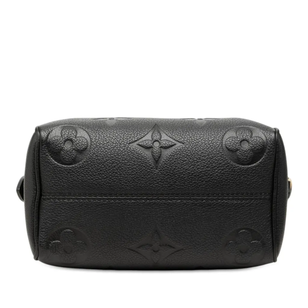Louis Vuitton Monogram Giant Empreinte Speedy Bandouliere 20 Black Leather Very good - Inside View