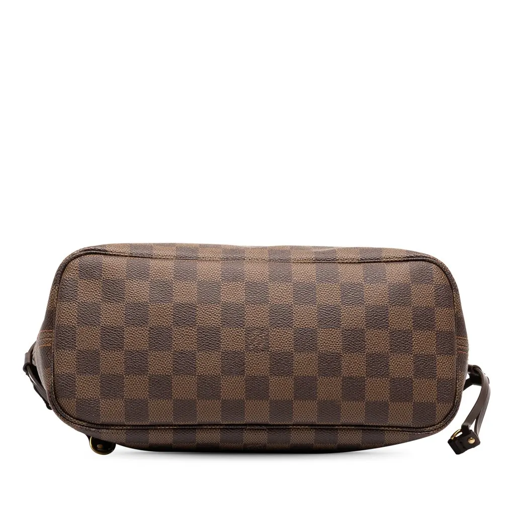 Louis Vuitton Damier Ebene Neverfull PM Brown Canvas Good - Inside View