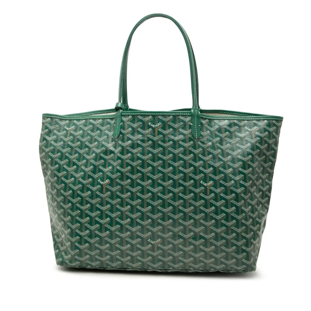 Goyard Goyardine Saint Louis PM Green Very good - Front View