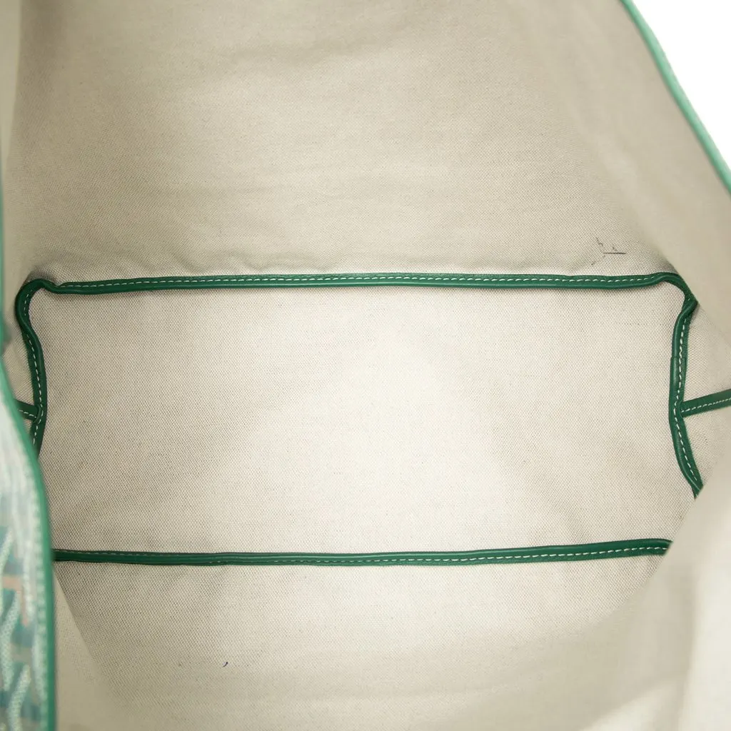 Goyard Goyardine Saint Louis PM Green Very good - Model View