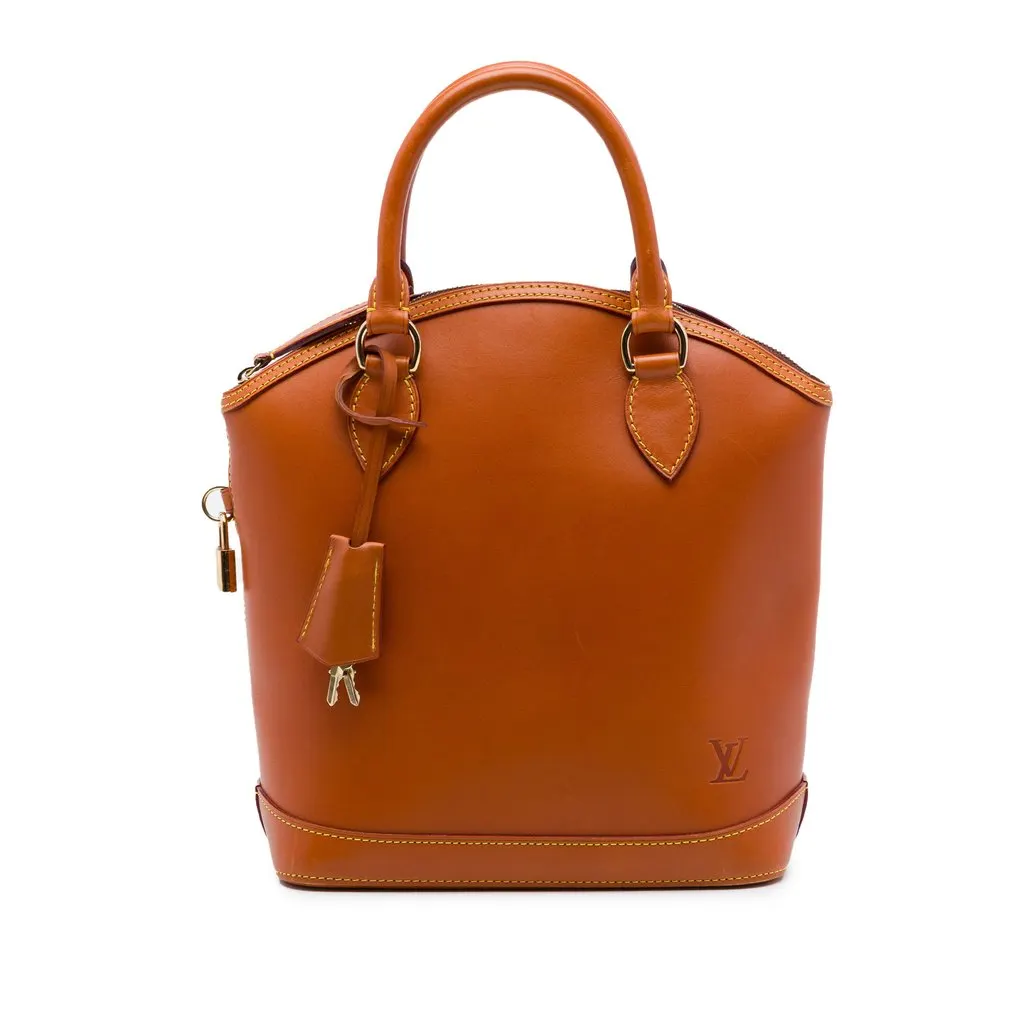 Louis Vuitton Nomade Lockit Vertical Brown Leather Very good - Front View