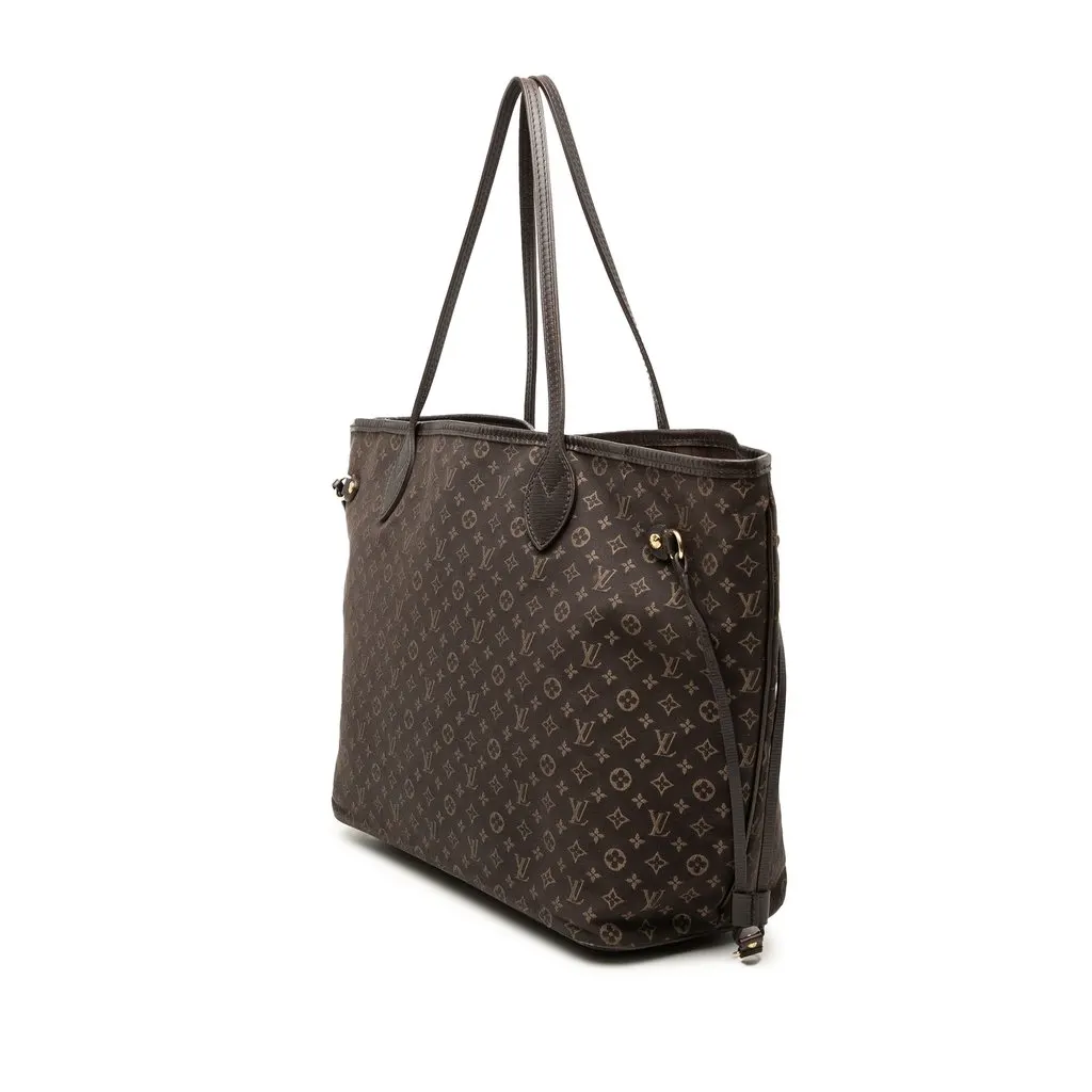 Louis Vuitton Monogram Idylle Neverfull MM Brown Very good - Back View