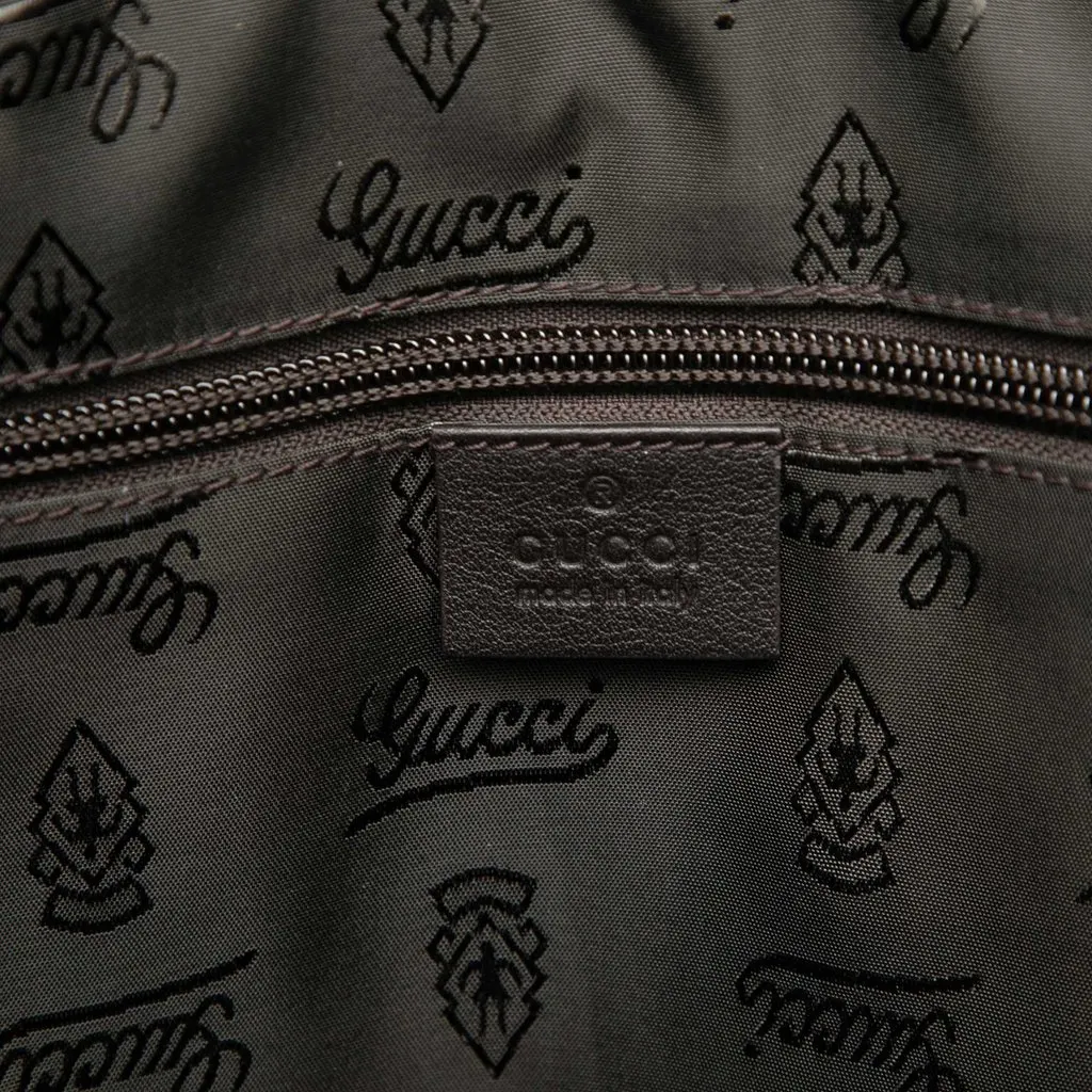 Gucci Guccissima Business Bag Brown Leather Very good - Box View