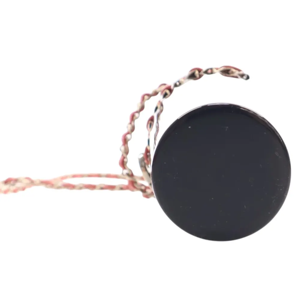 Chanel Lucite Lipstick Case On Chain Black Plastic Very good - Box View