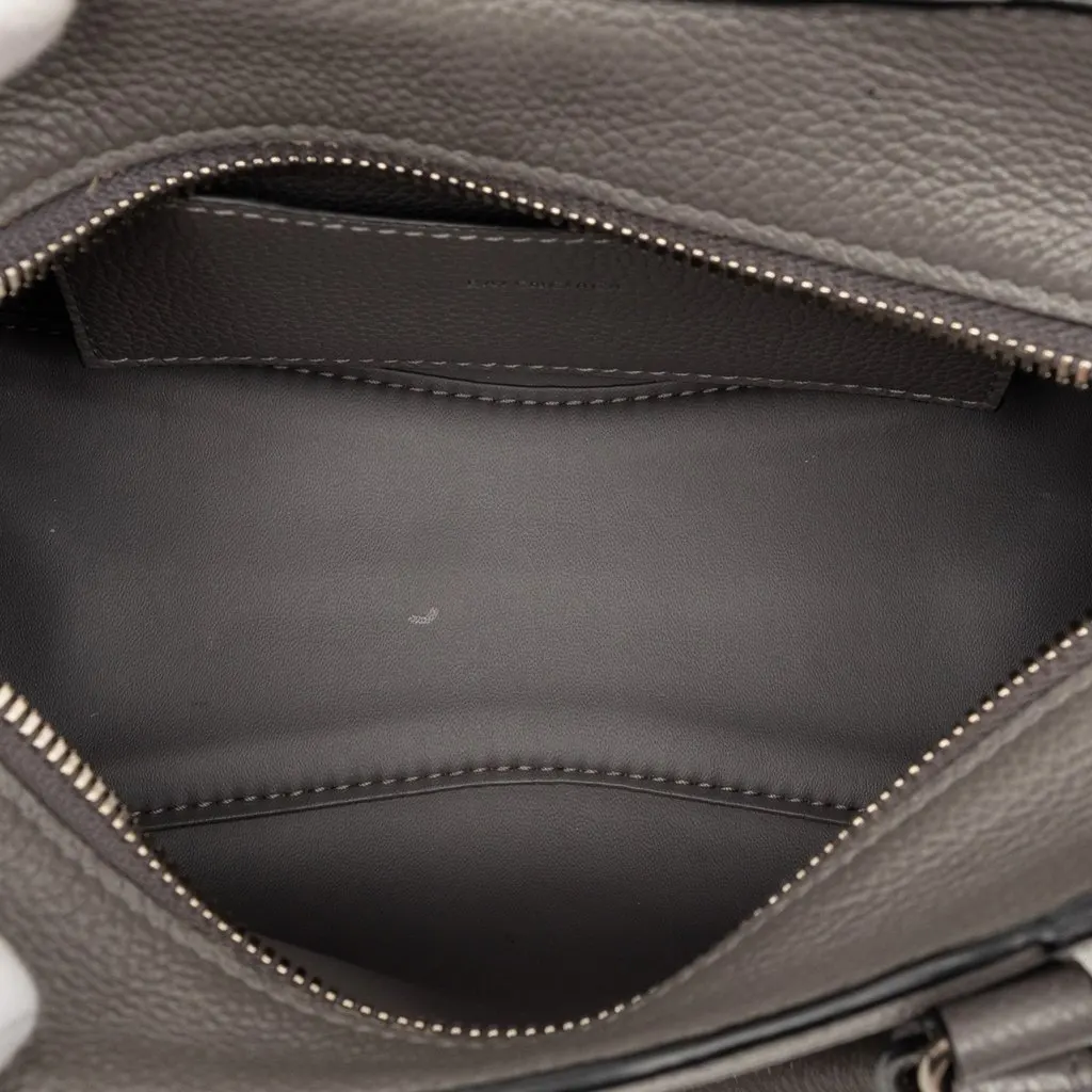 Balenciaga Mini Grained Calfskin Motocross Neo Classic City Satchel Green Leather Very good - Model View