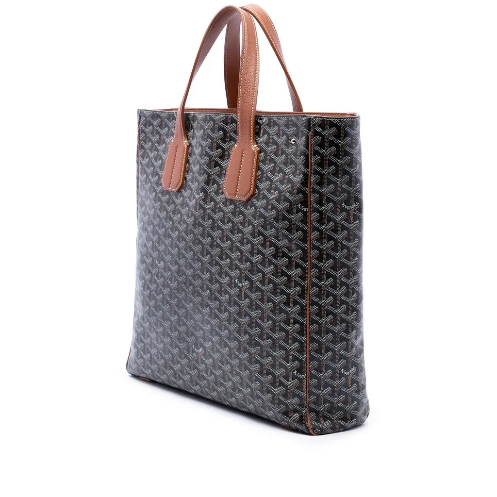 Goyard Goyardine Voltaire III Black Canvas Good - Back View