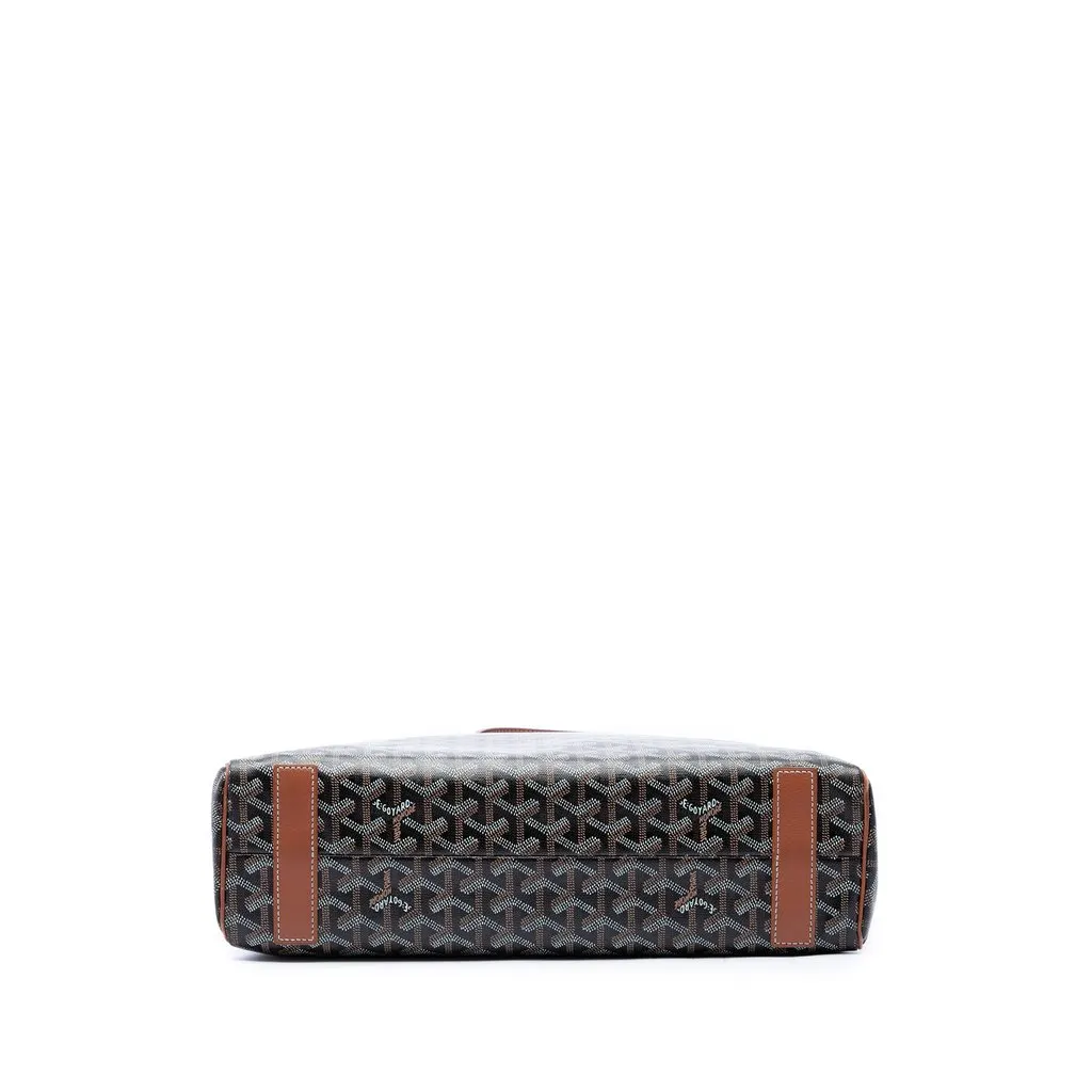 Goyard Goyardine Voltaire III Black Canvas Good - Inside View