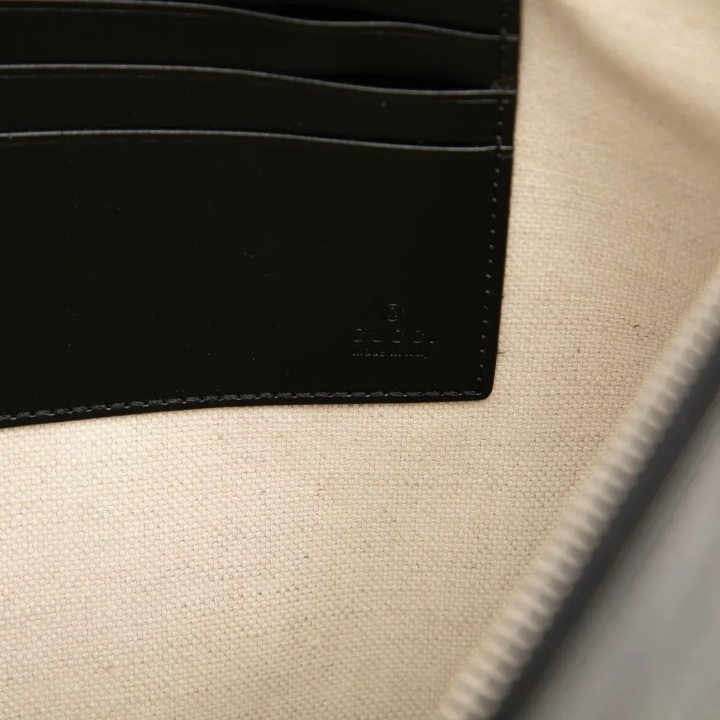 Gucci GG Marmont Calfskin Clutch Black Leather Very good - Box View