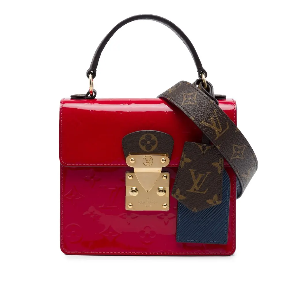 Louis Vuitton Monogram Vernis Spring Street Red Leather Very good - Front View