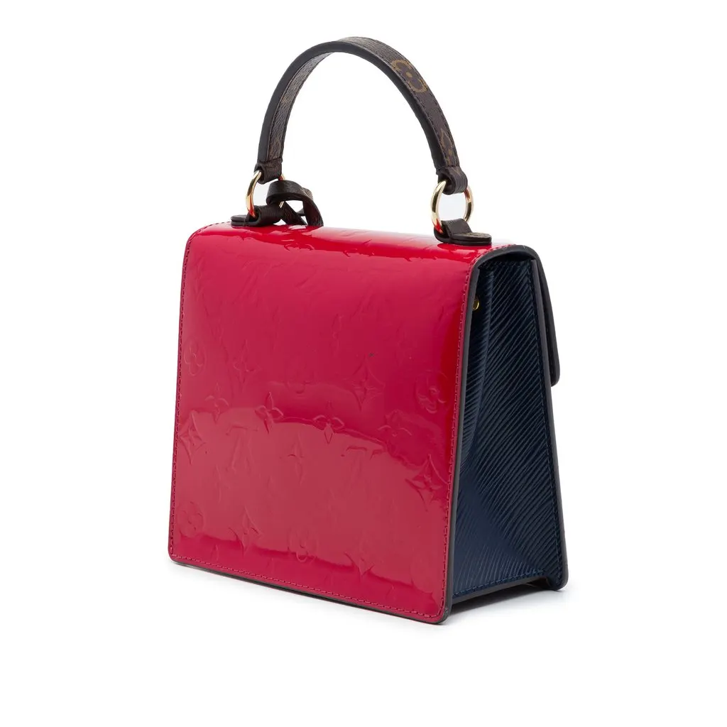 Louis Vuitton Monogram Vernis Spring Street Red Leather Very good - Back View