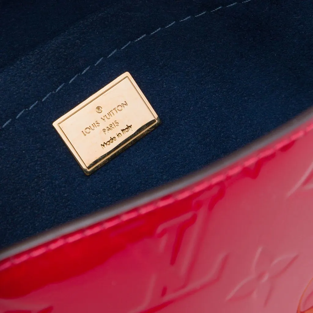 Louis Vuitton Monogram Vernis Spring Street Red Leather Very good - Box View