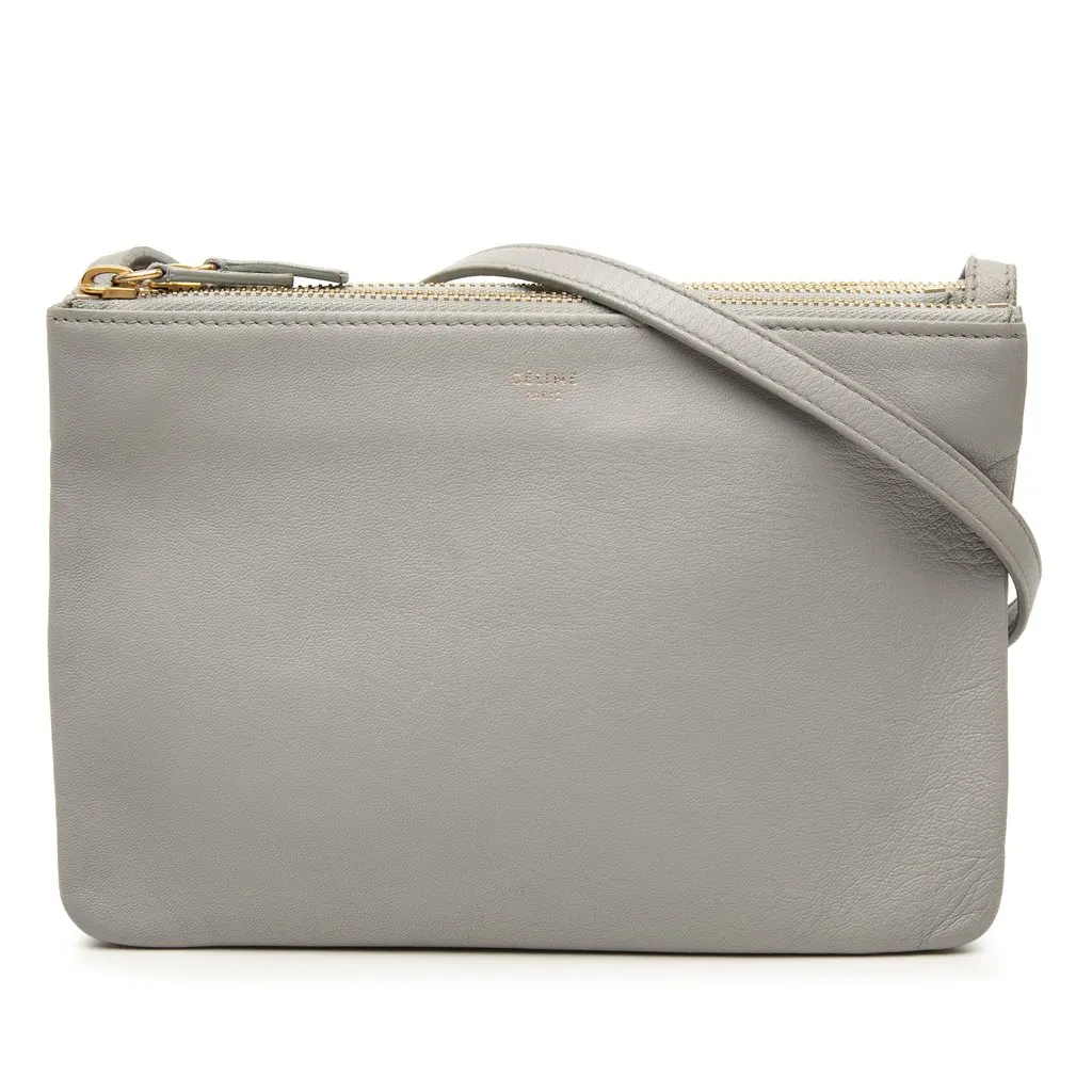 Celine Small Lambskin Trio Crossbody MultiColor Leather Very good - Front View