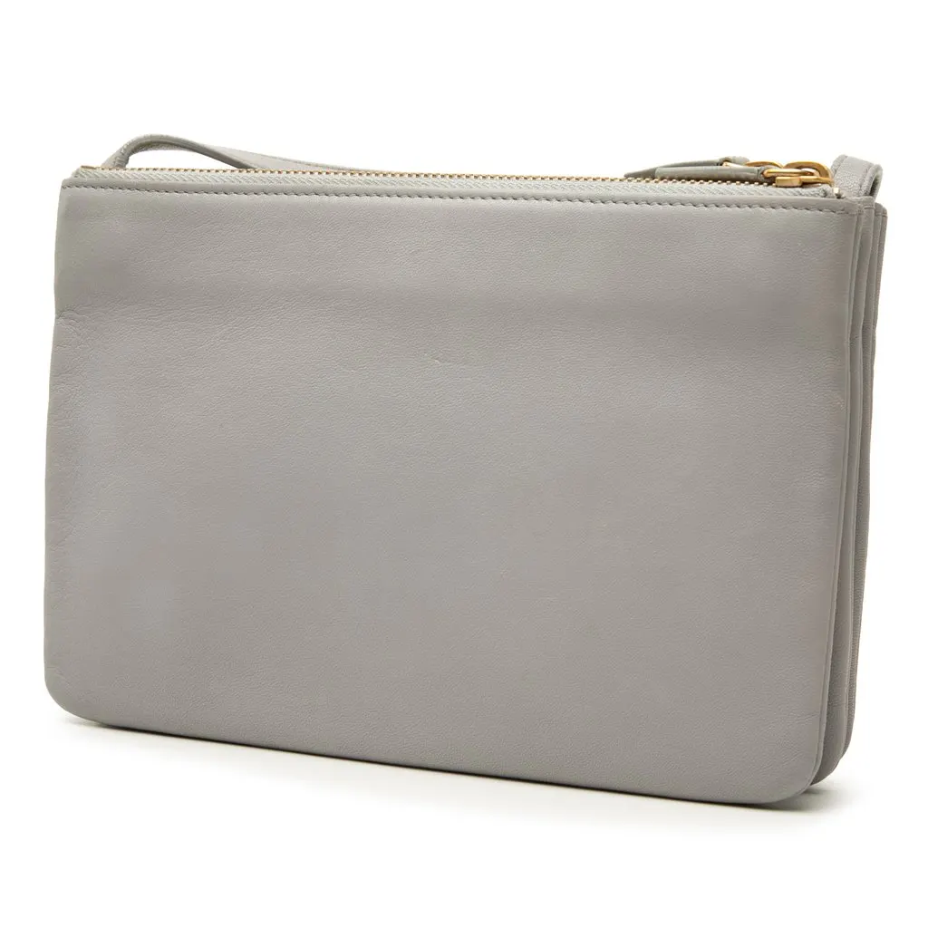 Celine Small Lambskin Trio Crossbody MultiColor Leather Very good - Back View