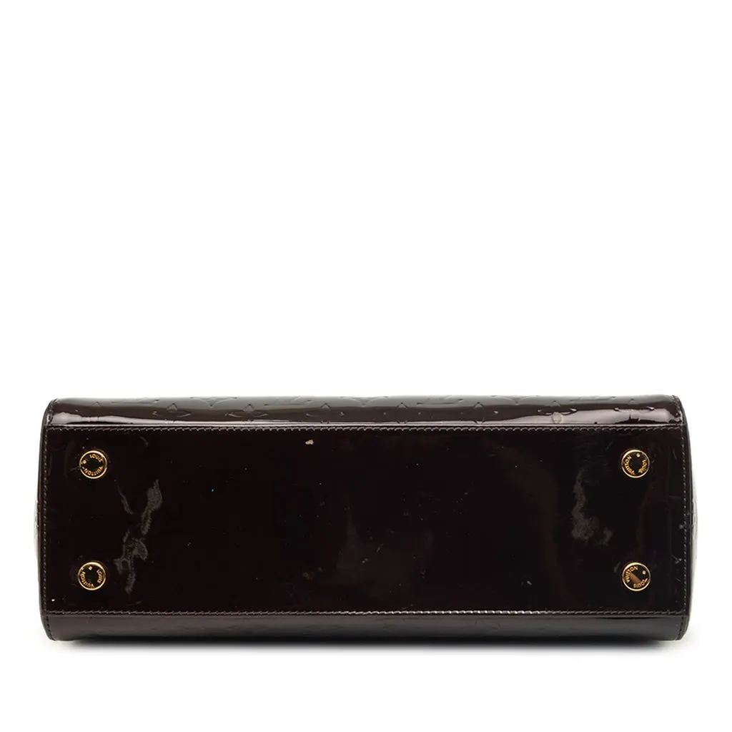 Louis Vuitton Monogram Vernis Brea MM Purple Leather Very good - Inside View