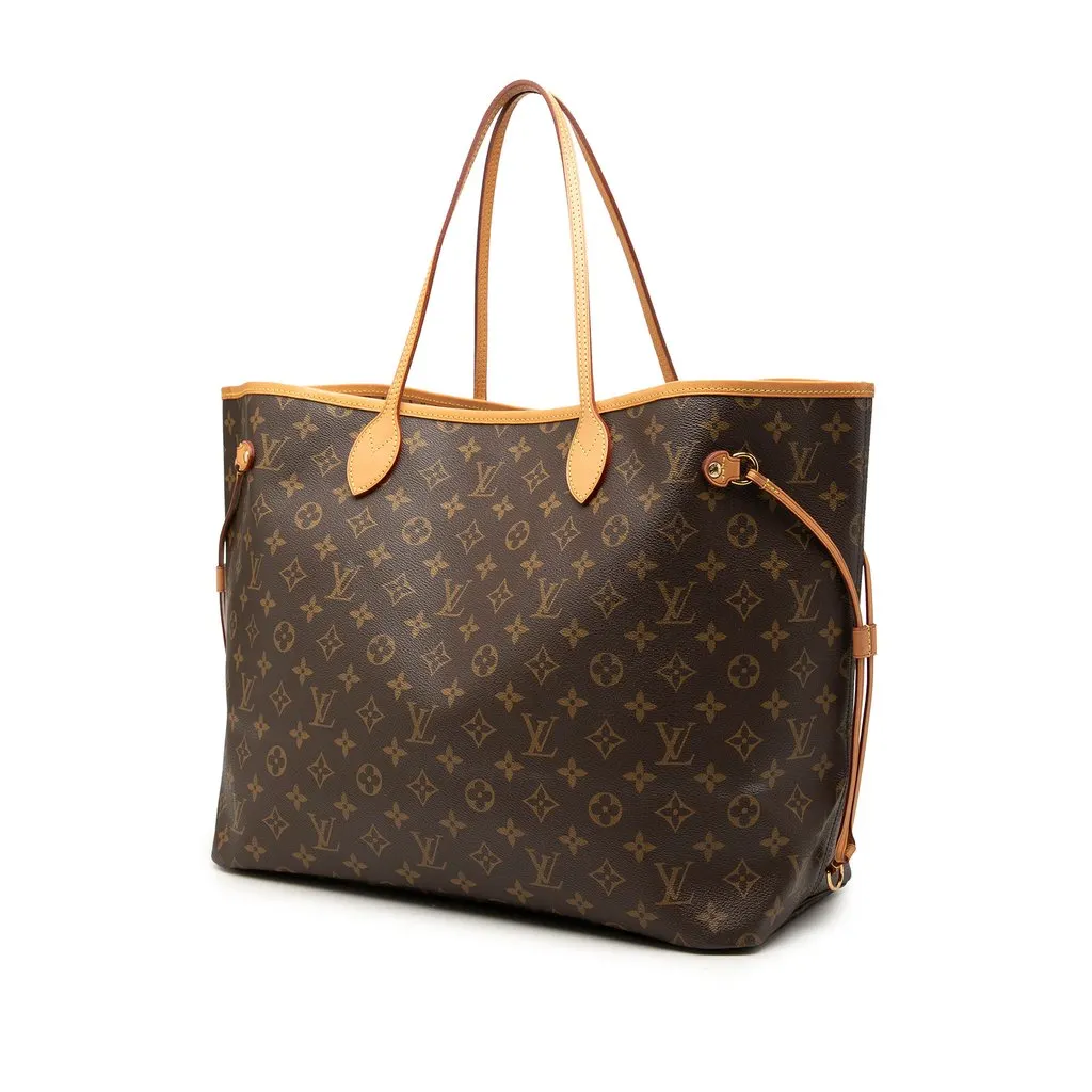 Louis Vuitton Monogram Neverfull GM Brown Very good - Back View