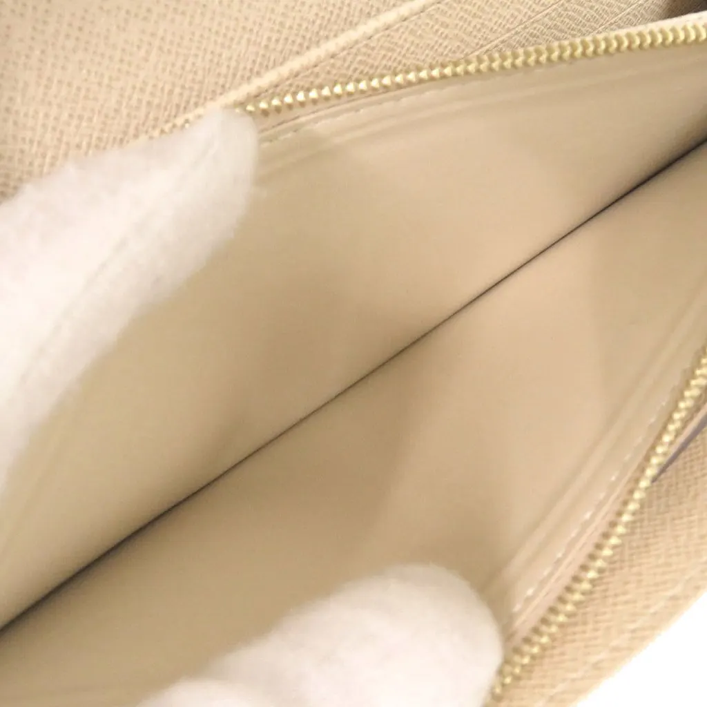 Louis Vuitton Damier Azur Sarah Long Wallet White Very good - Model View