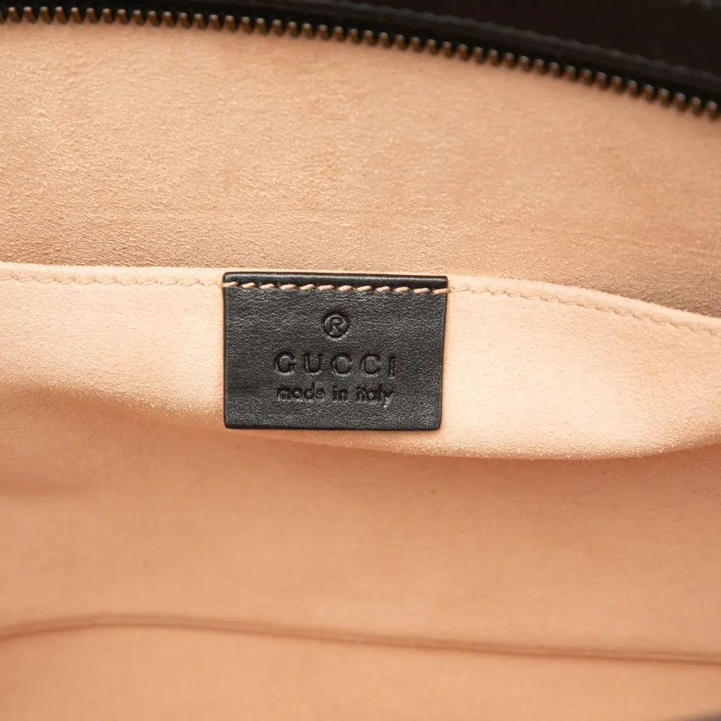 Gucci GG Marmont Heart Matelasse Calfskin Clutch Black Leather Very good - Box View