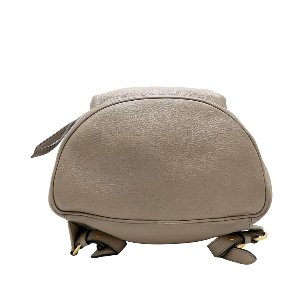 Prada Vitello Daino Cinch Backpack Brown Leather Very good - Inside View