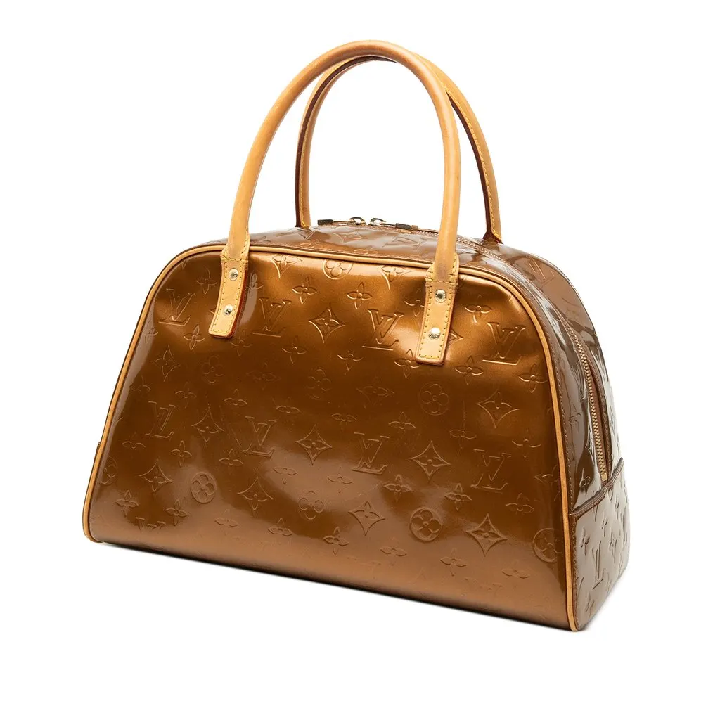 Louis Vuitton Monogram Vernis Tompkins Square Brown Leather Good - Back View