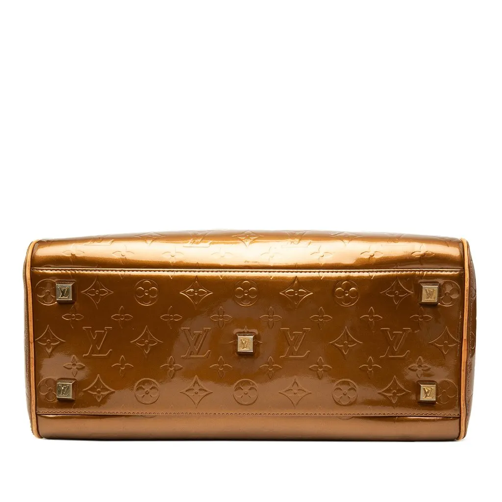 Louis Vuitton Monogram Vernis Tompkins Square Brown Leather Good - Inside View