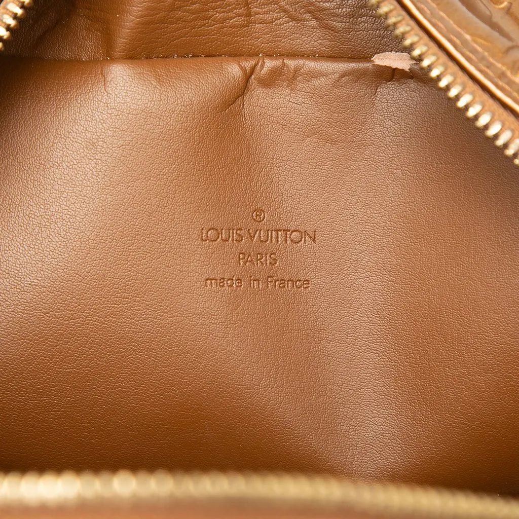 Louis Vuitton Monogram Vernis Tompkins Square Brown Leather Good - Box View