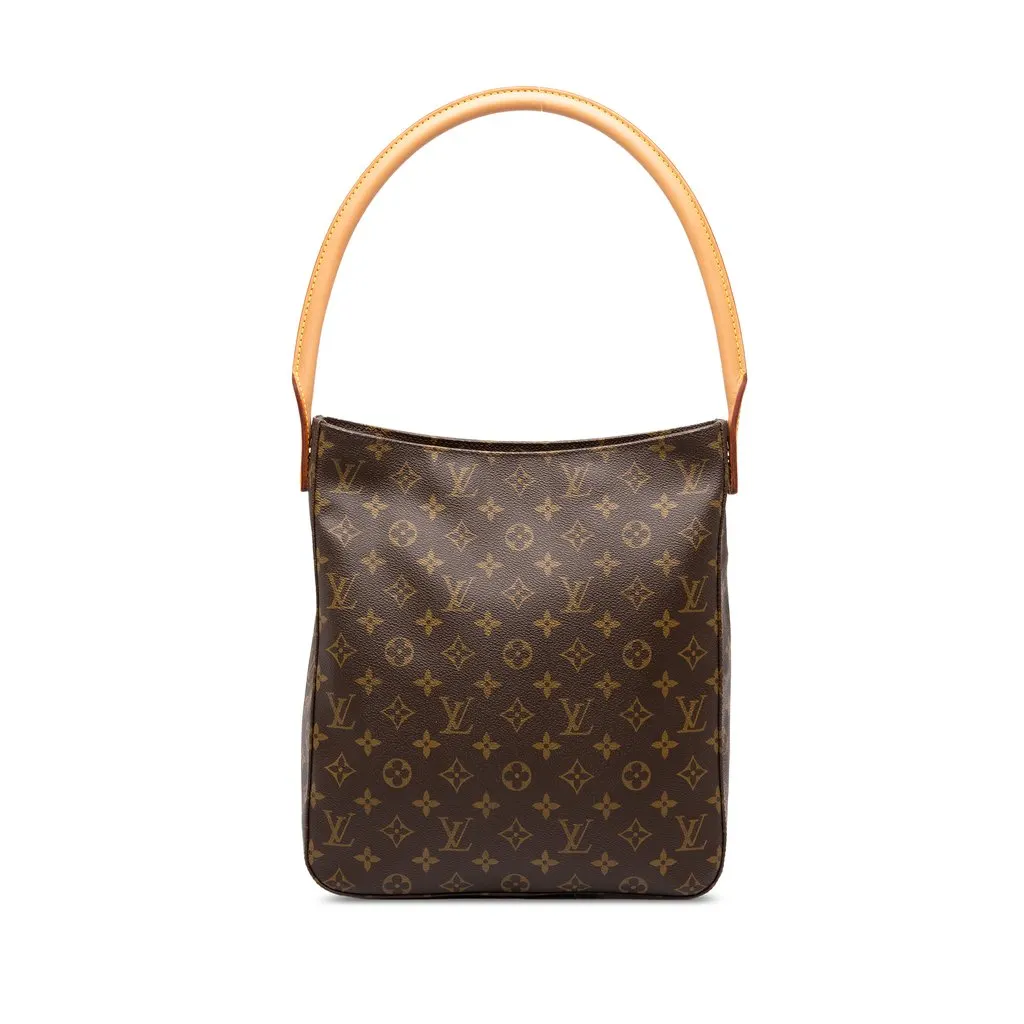 Louis Vuitton Monogram Looping GM Brown Canvas Very good - Front View