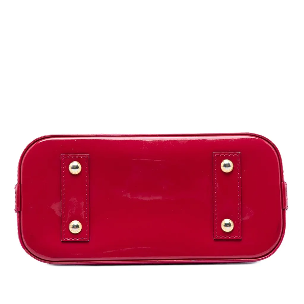 Louis Vuitton Monogram Vernis Alma BB Pink Leather Very good - Inside View