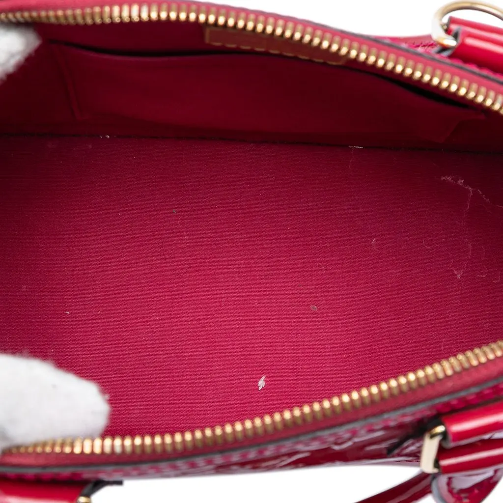 Louis Vuitton Monogram Vernis Alma BB Pink Leather Very good - Model View