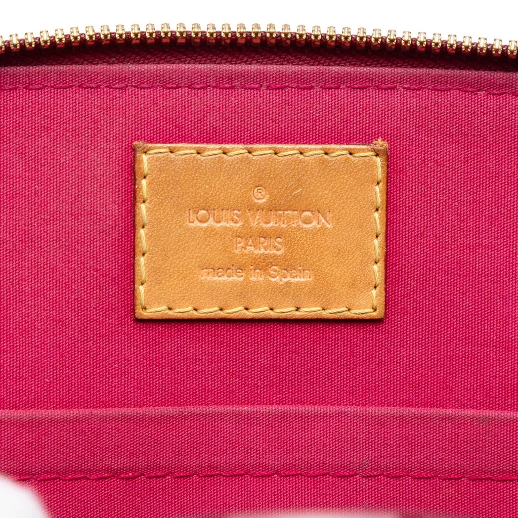 Louis Vuitton Monogram Vernis Alma BB Pink Leather Very good - Box View
