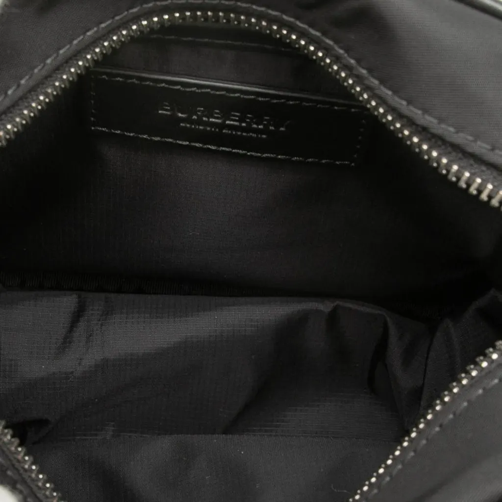 Burberry Nylon Paddy Crossbody Black Very good - Model View