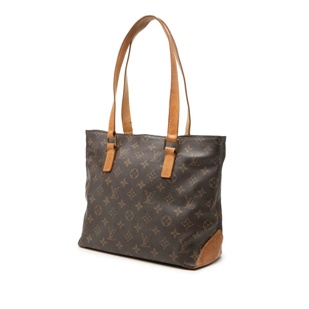 Louis Vuitton Monogram Cabas Piano Brown Good - Back View