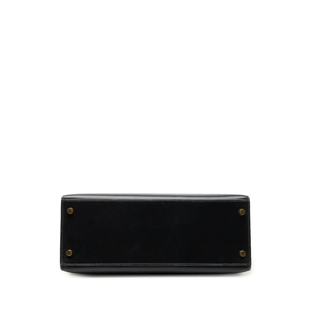 Hermès Box Calf Kelly Sellier 28 Black Leather Very good - Inside View