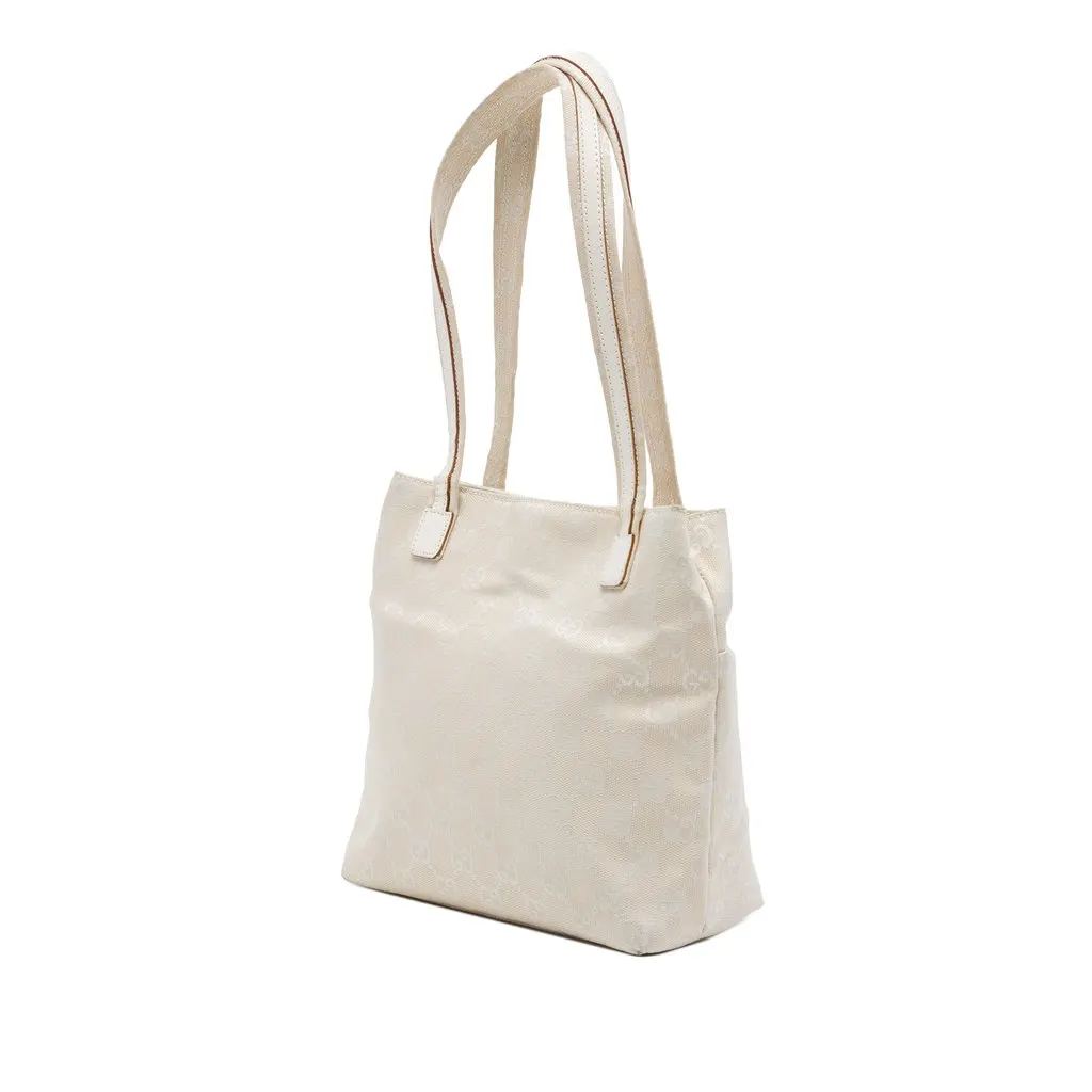 Gucci GG Canvas Shoulder Bag Brown Very good - Back View