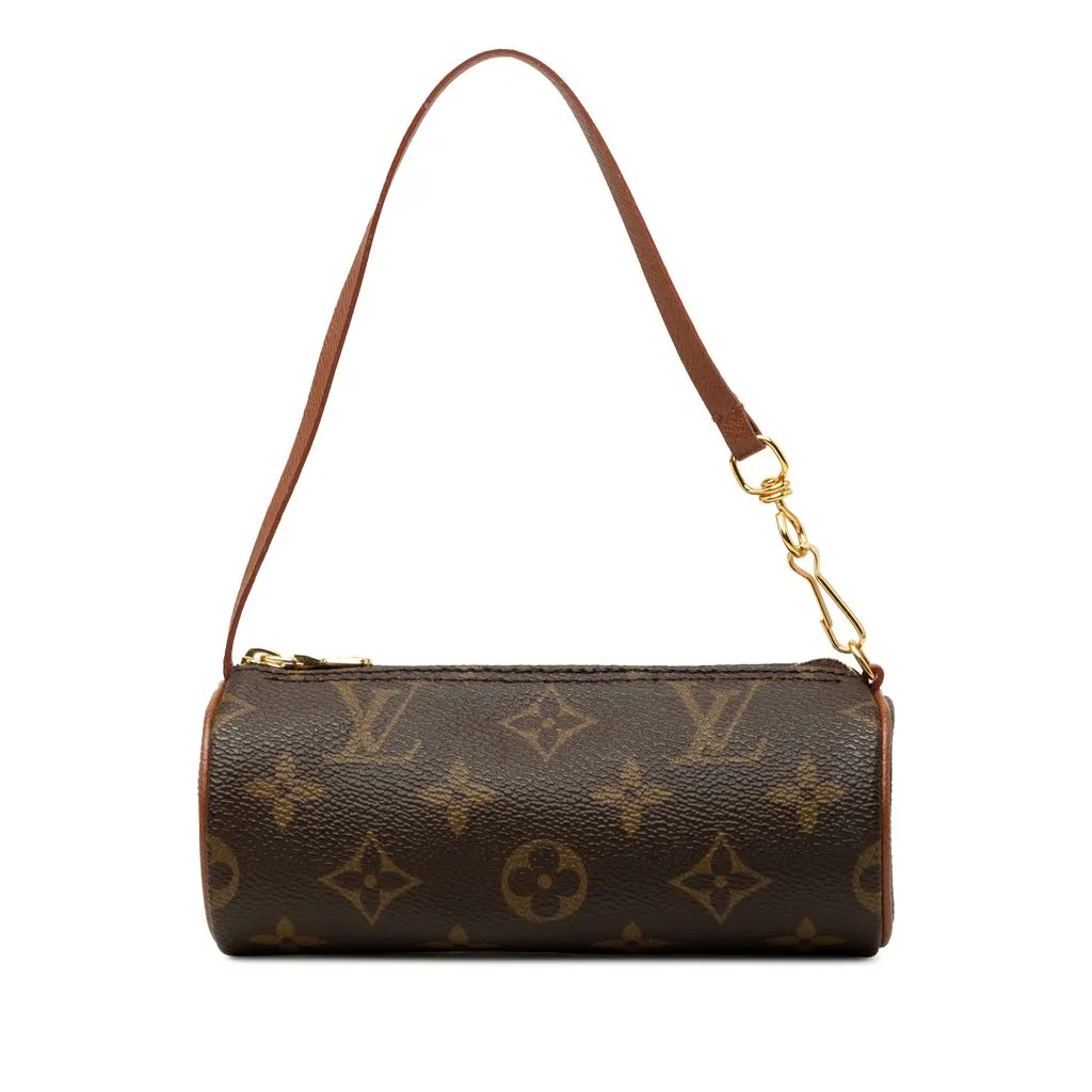 Louis Vuitton Monogram Papillon Pochette Brown Very good - Front View