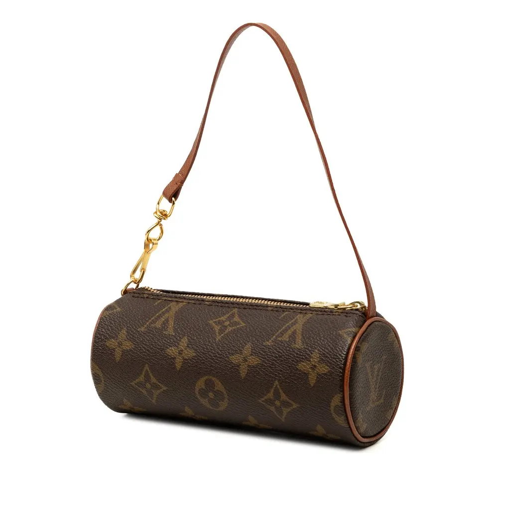 Louis Vuitton Monogram Papillon Pochette Brown Very good - Back View