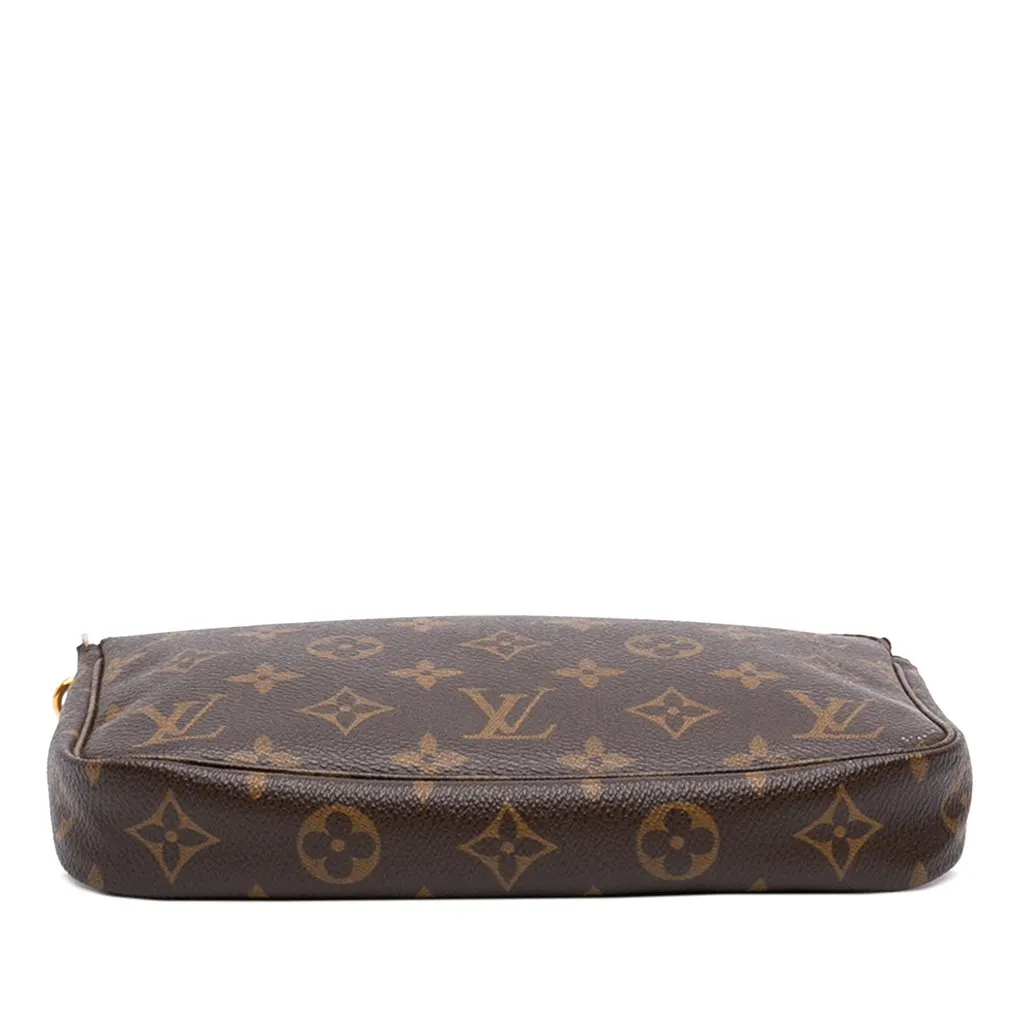 Louis Vuitton Monogram Pochette Accessoires Brown Canvas Good - Inside View