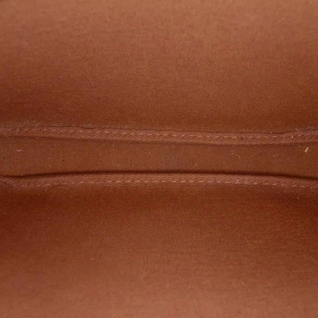 Louis Vuitton Monogram Pochette Accessoires Brown Canvas Good - Model View