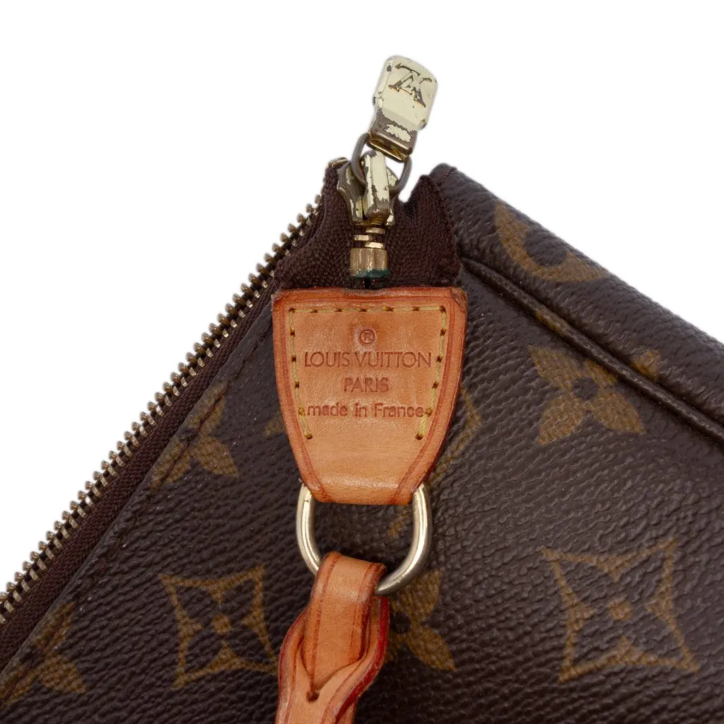 Louis Vuitton Monogram Pochette Accessoires Brown Canvas Good - Box View