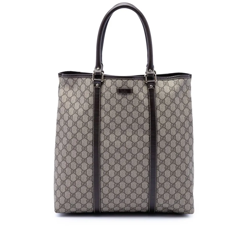 Gucci GG Supreme Joy Vertical Tote Beige Very good - Front View