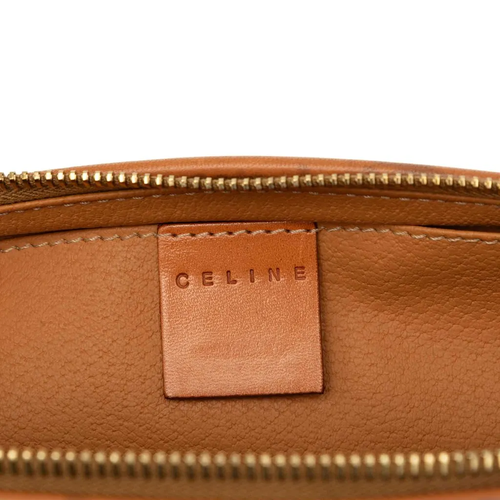 Celine Macadam Coated Canvas Cosmetic Pouch Brown Canvas Very good - Box View
