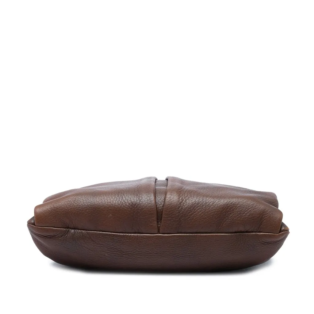 Prada Cervo Crossbody Brown Leather Good - Inside View