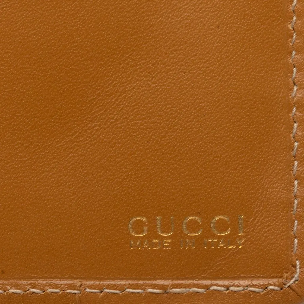 Gucci GG Canvas Bifold Small Wallet Beige Very good - Box View