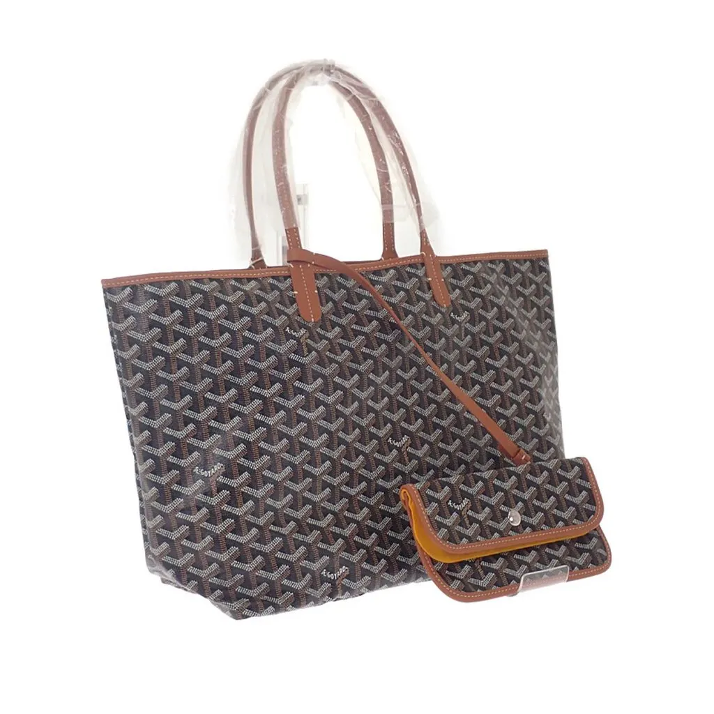 Goyard Goyardine Saint Louis PM Black Never worn - Back View