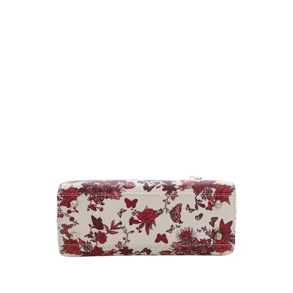 Dior Small Calfskin Butterflies My ABCDior Lady Dior White Leather Very good - Inside View
