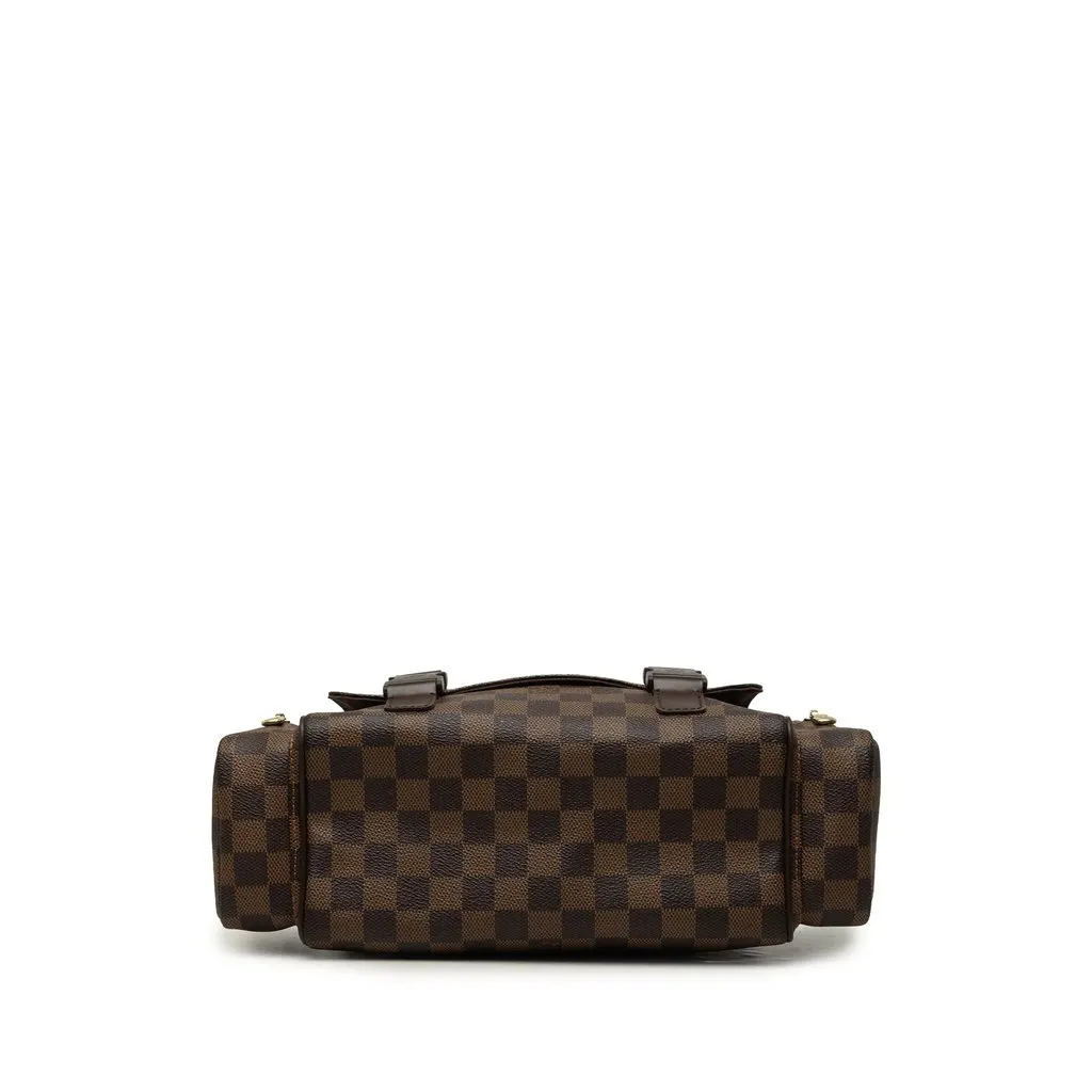 Louis Vuitton Damier Ebene Melville Reporter Brown Canvas Good - Inside View