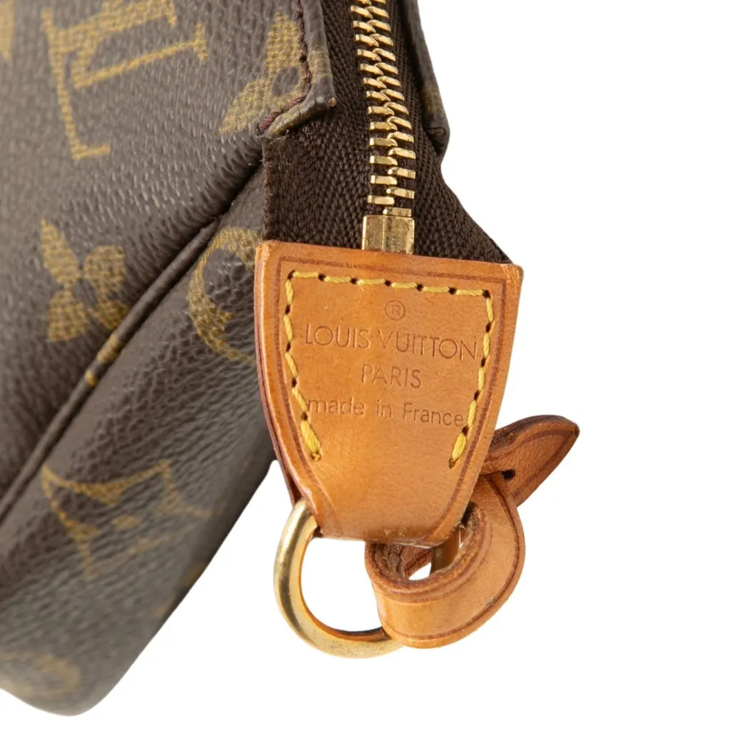 Louis Vuitton Monogram Pochette Accessoires Brown Canvas Very good - Box View