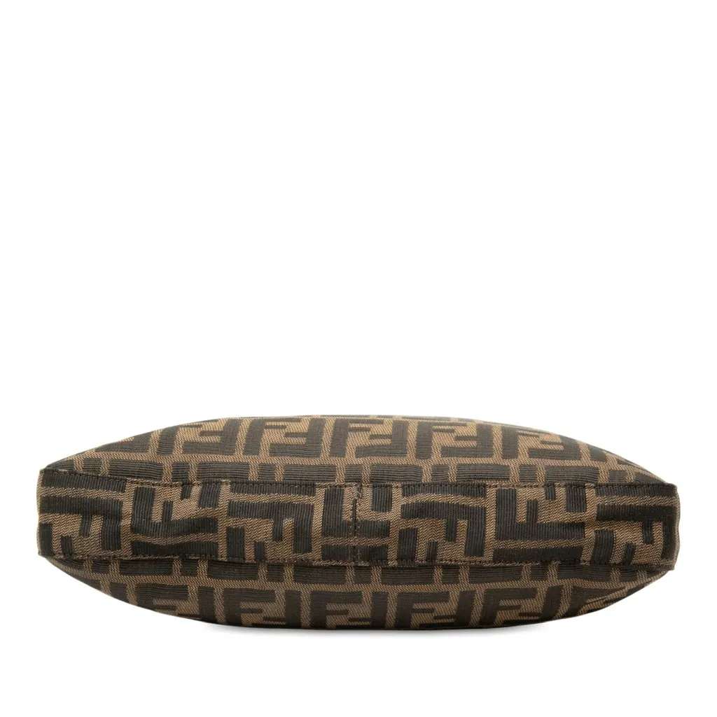 Fendi Zucca Canvas Shoulder Bag Brown Very good - Inside View