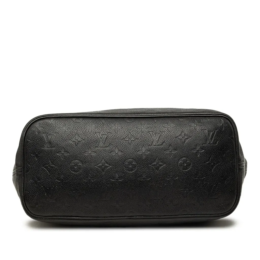 Louis Vuitton Monogram Giant Empreinte Neverfull MM Black Leather Good - Inside View