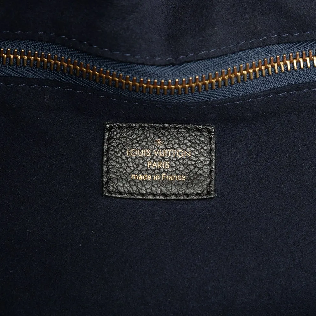 Louis Vuitton Monogram Giant Empreinte Neverfull MM Black Leather Good - Box View