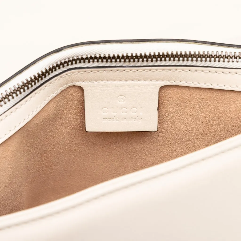 Gucci Medium GG Marmont Matelasse Leather Shoulder Bag Beige Leather Good - Box View